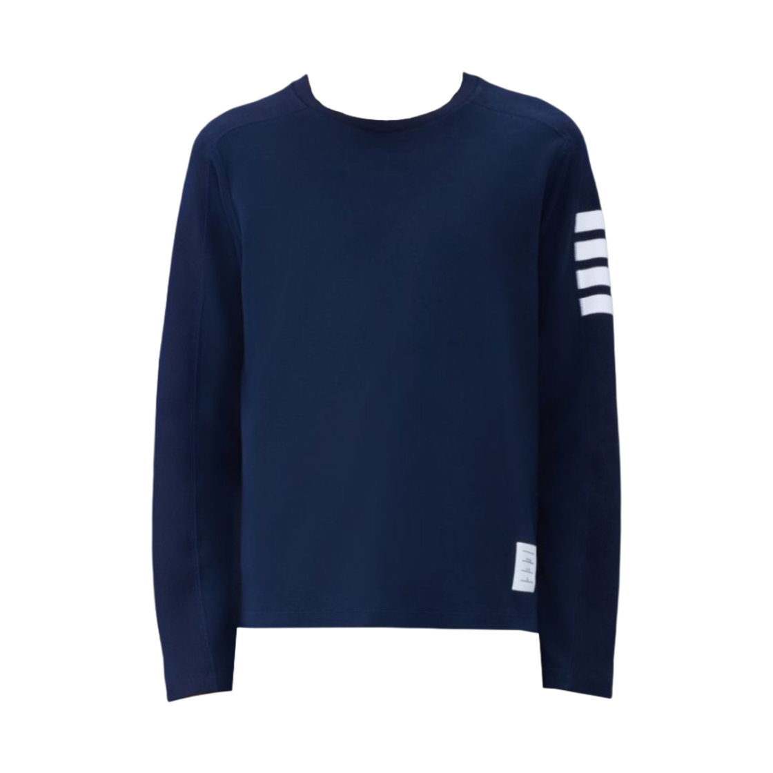 Thom Browne Cotton 4-Bar Striped T-Shirt Navy
