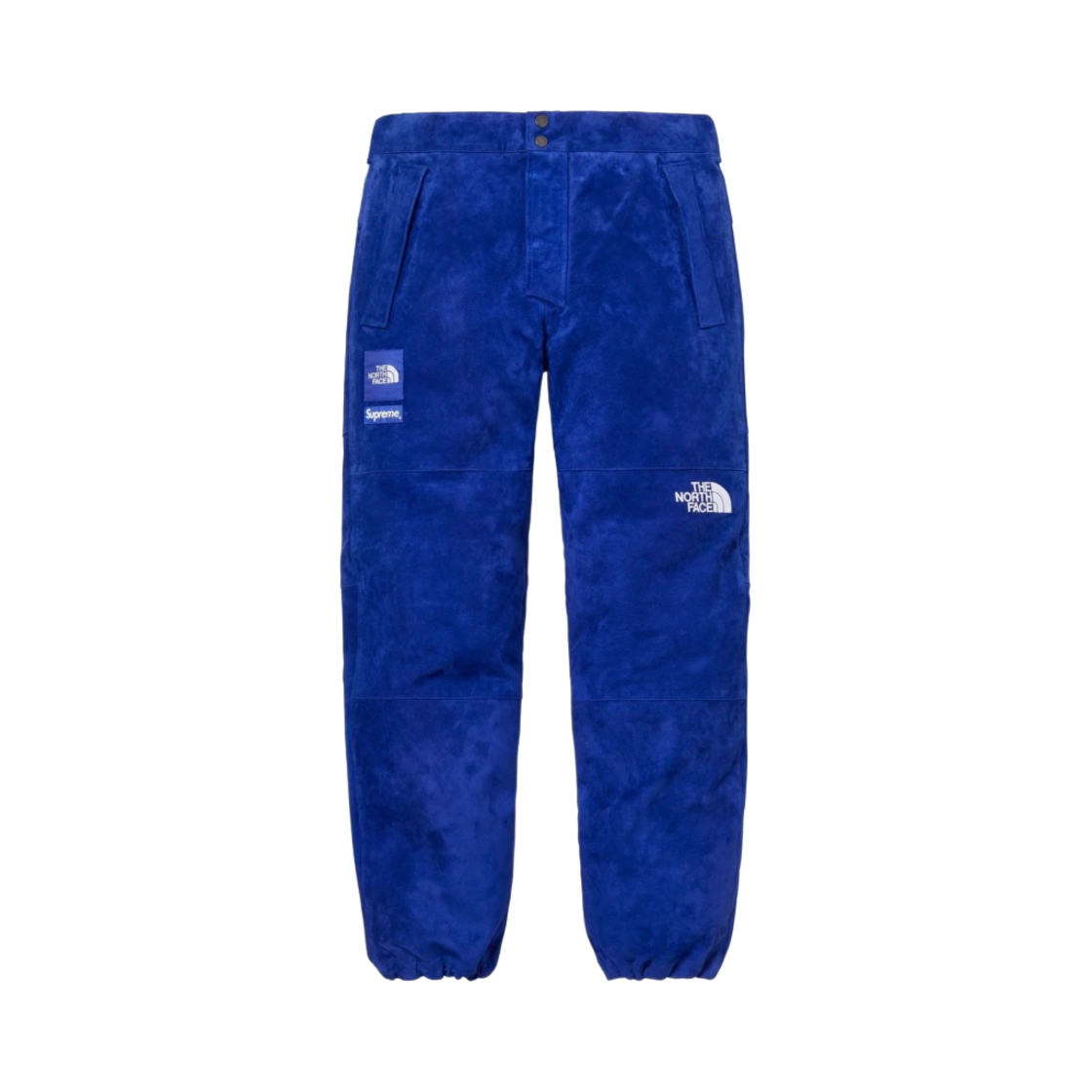슈프림 x 노스페이스 스웨이드 마운틴 팬츠 블루 - 23FW
