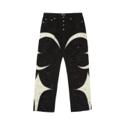Thug Club TC Leather Washing Denim Pants War Ver. Black