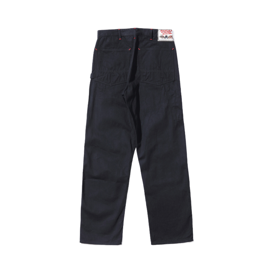 슈가 케인 픽션 로맨스 11온즈 블랙 데님 워크 팬츠 원 워시(Sugar Cane Fiction Romance 11 oz. Black Denim Work Pants One Wash) - 2