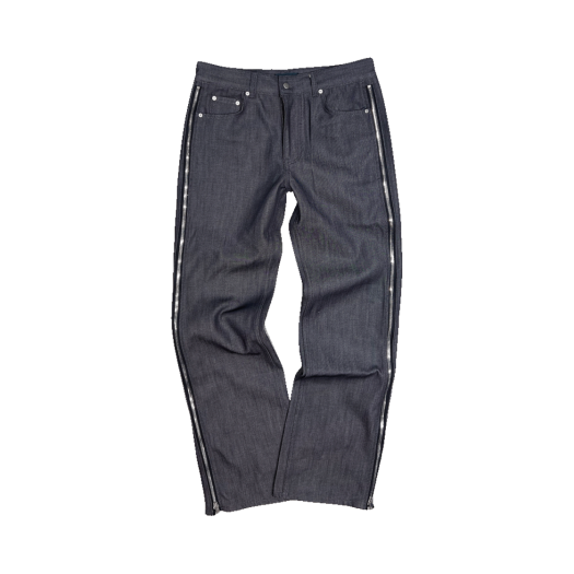 25SSUMCSJBL Undermycar 25SS Engineered Double Side-Zip Saka Hard Jeans Blue