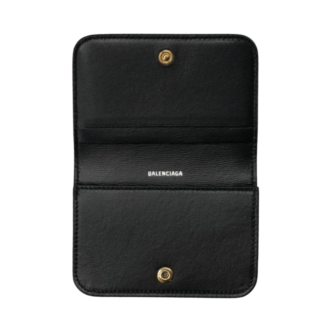 발렌시아가 그레인드 카프스킨 캐쉬 플랩 카드 홀더 블랙(Balenciaga Grained Calfskin Cash Flap Card Holder Black) - 3