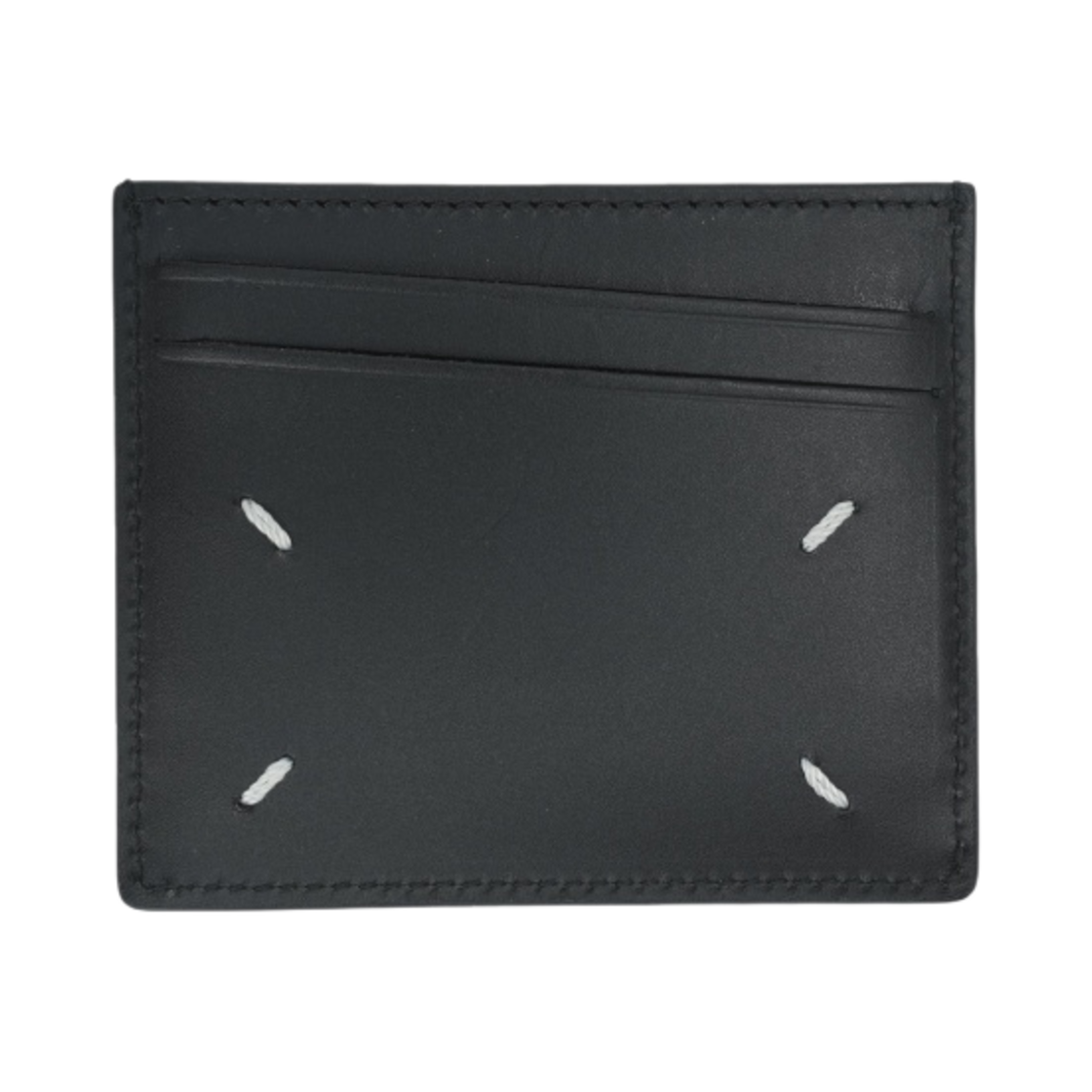 메종 마르지엘라 그레이니 스무스 레더 카드 홀더 블랙(Maison Margiela Grainy Smooth Leather Card Holder Black) - 2
