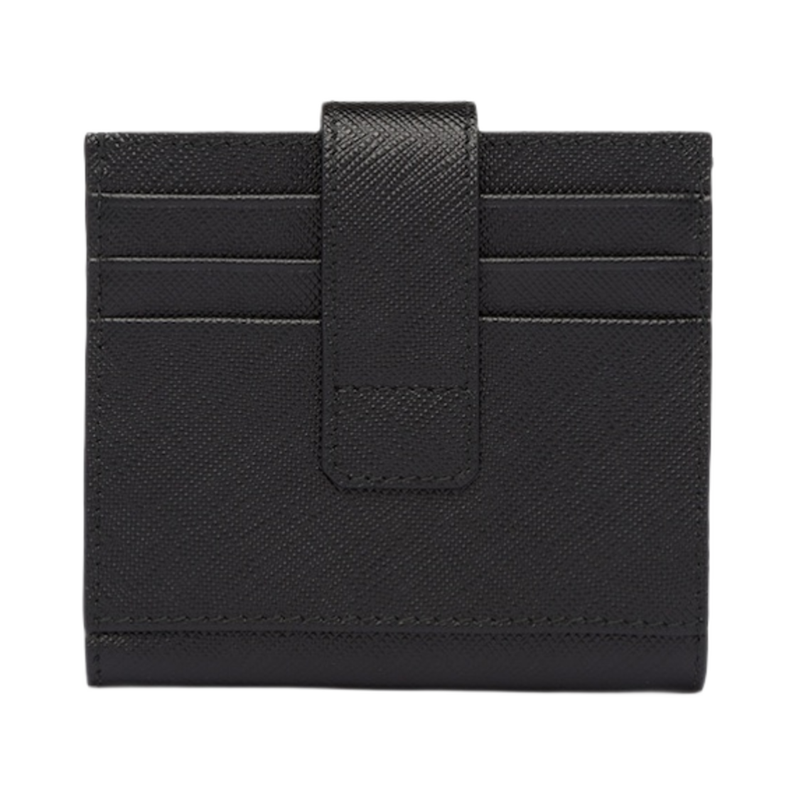 프라다 사피아노 레더 카드 홀더 블랙(Prada Saffiano Leather Card Holder Black) - 3