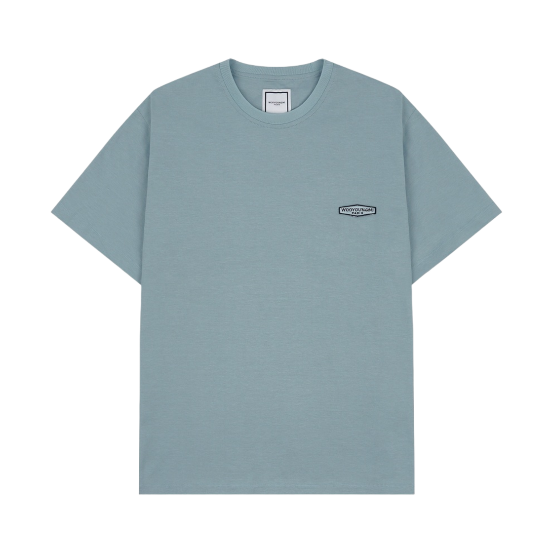 우영미 로고 패치 티셔츠 블루 - 에센스 한정(Wooyoungmi Logo Patch T-shirt Blue - Ssense Exclusive) - 2