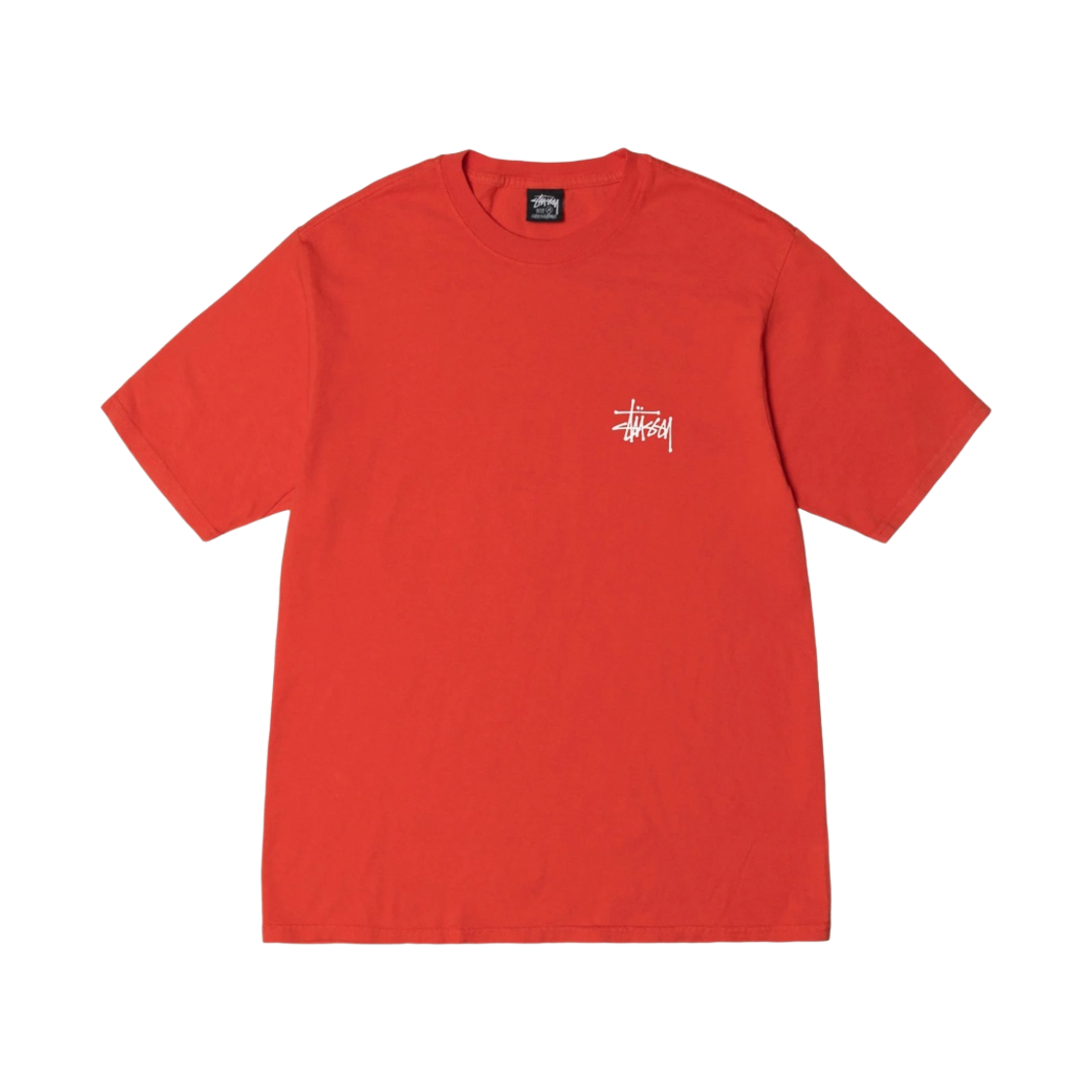 스투시 베이직 스투시 피그먼트 다이드 티셔츠 토마토 2023(Stussy Basic Stussy Pigment Dyed T-Shirt Tomato 2023) - 2