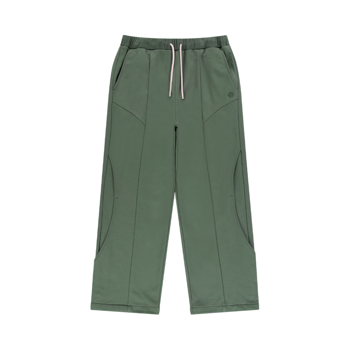 오프그리드 커브드 인시전 헤비 스웨트 와이드 팬츠 카키(OFFGRID Curved Incision Heavy Sweat Wide Pants Khaki)