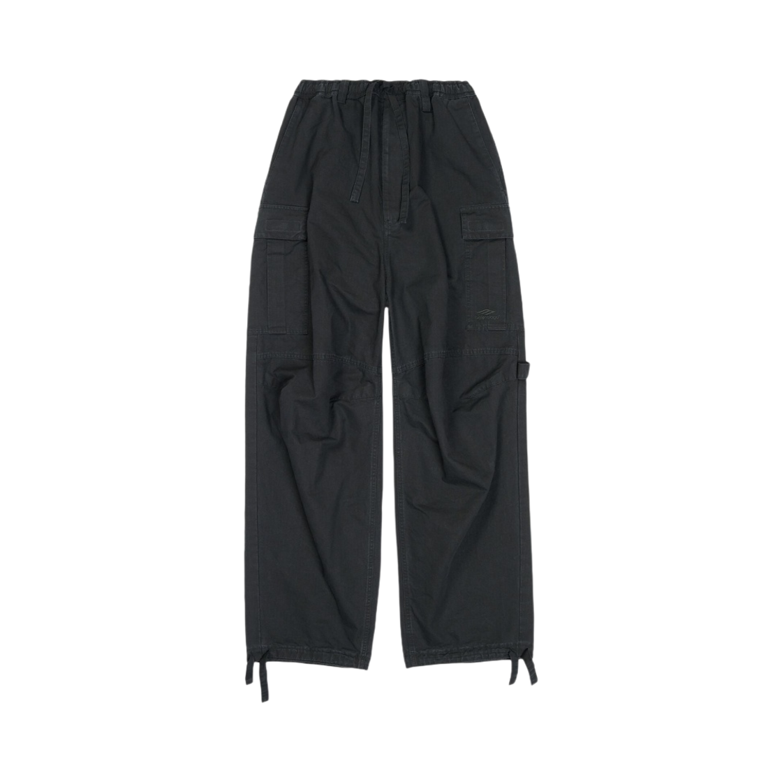 발렌시아가 드로우스트링 카고 팬츠 블랙(Balenciaga Drawstring Cargo Pants Black) - 1
