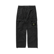 Stone Island 311WA OLD Treatment Brushed Cotton Canvas Cargo Pants Steel Grey - 24SS