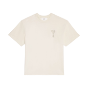 AMI de Coeur Tone-On-Tone T-Shirt Off White