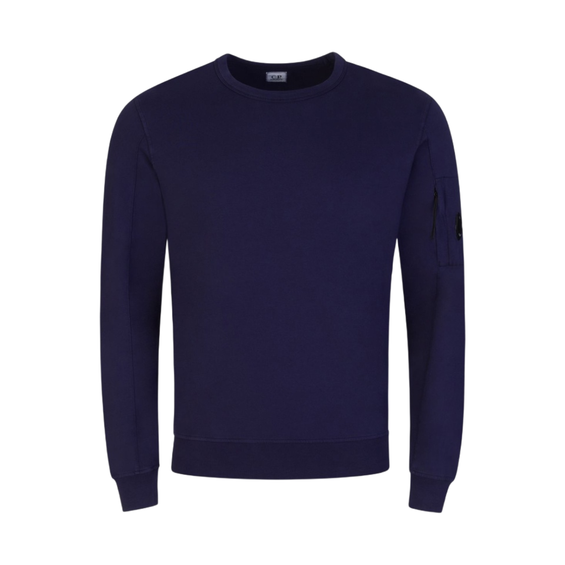 C.P. 컴퍼니 라이트 플리스 스웨트셔츠 미디벌 블루 - 23SS(C.P. Company Light Fleece Sweatshirt Medieval Blue - 23SS) - 1