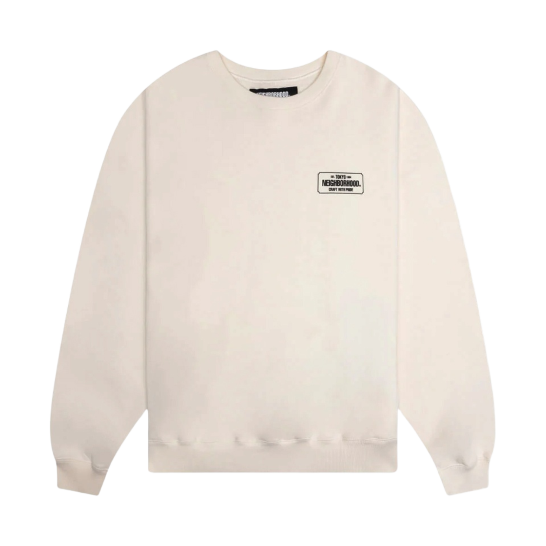네이버후드 클래식 S 롱슬리브 크루넥 스웨트셔츠 오프 화이트(Neighborhood Classic-S L/S Crewneck Sweatshirt Off White) - 2