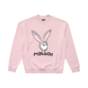 Malbon Golf Rabbit Crewneck Sweatshirt Pink