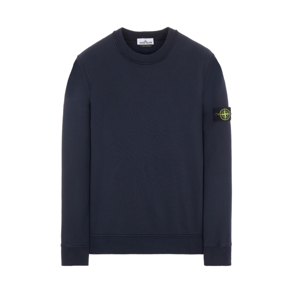 스톤 아일랜드 63051 크루넥 스웨트셔츠 네이비 블루 - 22SS