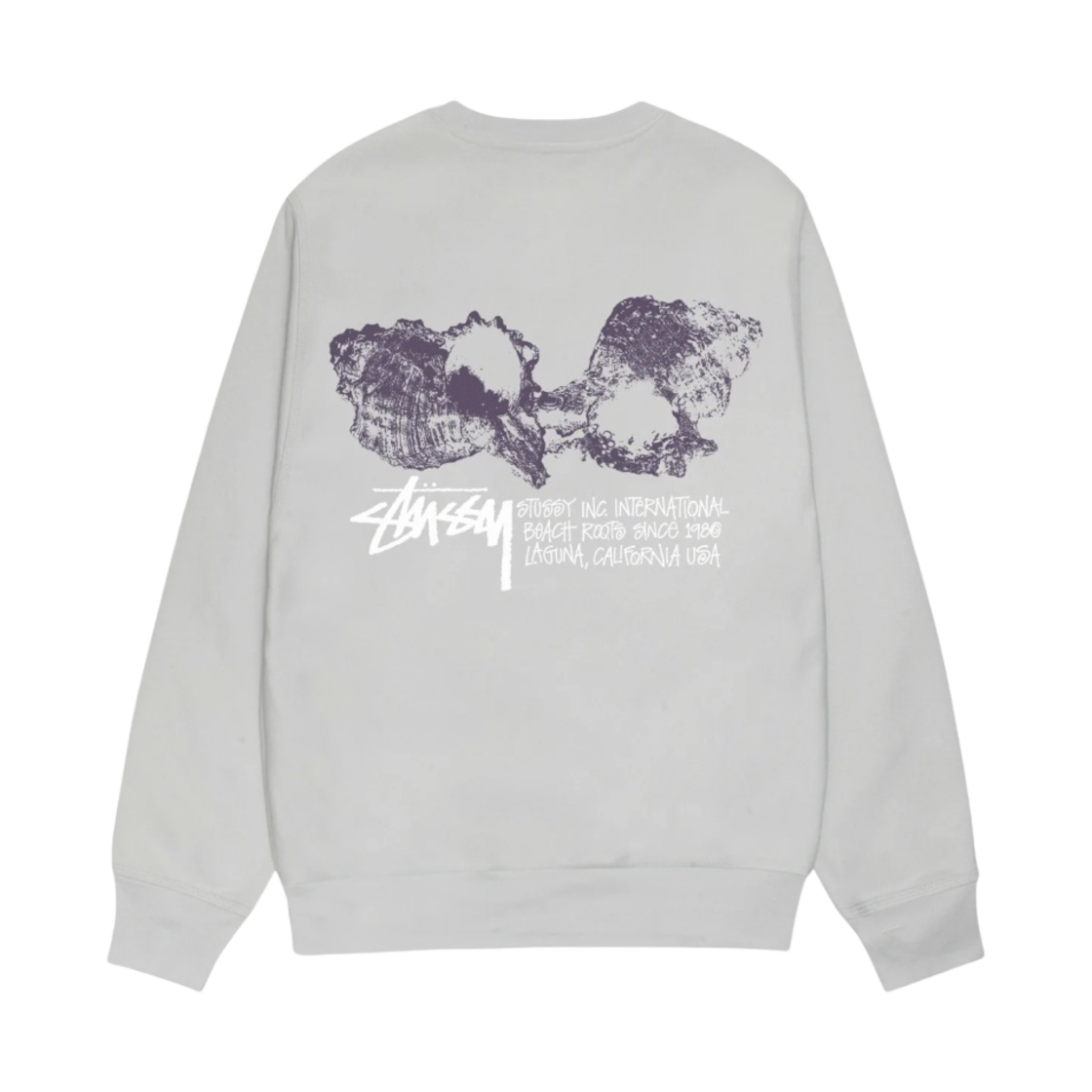 1915067 Stussy Shells Crew Fog