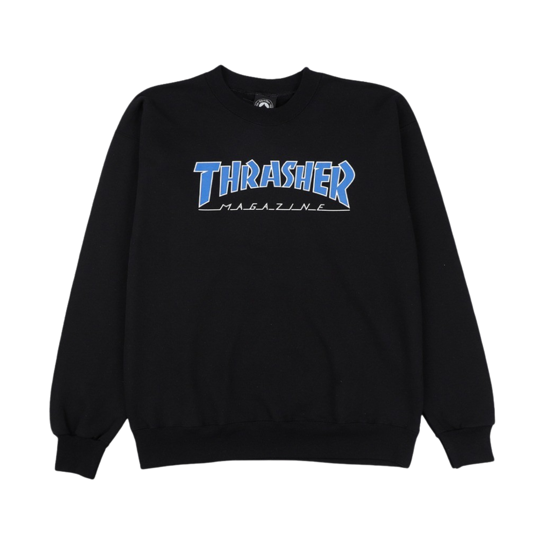 트레셔 아웃라인 크루 블랙 블루(Thrasher Outlined Crew Black Blue) - 1