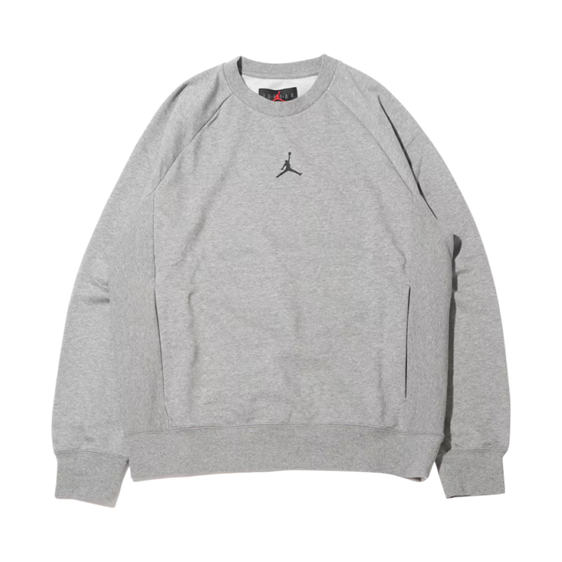 DV1287-091 Jordan Dri-Fit Sport Fleece Long Sleeve T-Shirts Carbon Heather Black - Asia