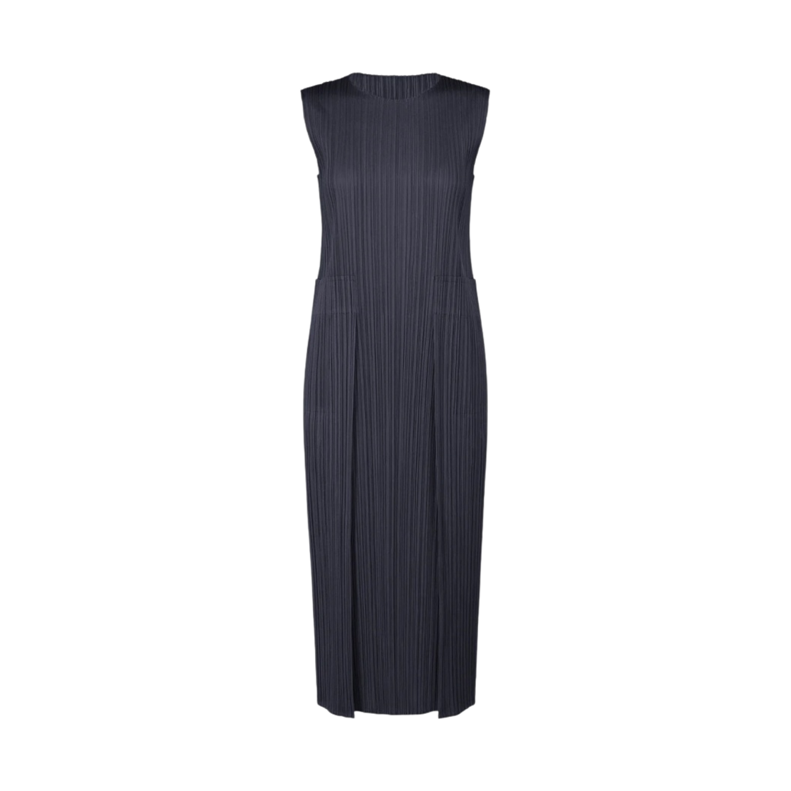 (W) 플리츠 플리즈 이세이 미야케 익스플로어 드레스 다크 네이비((W) Pleats Please Issey Miyake Explore Dress Dark Navy) - 1