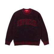 Supreme Contrast Arc Sweater Black - 24SS