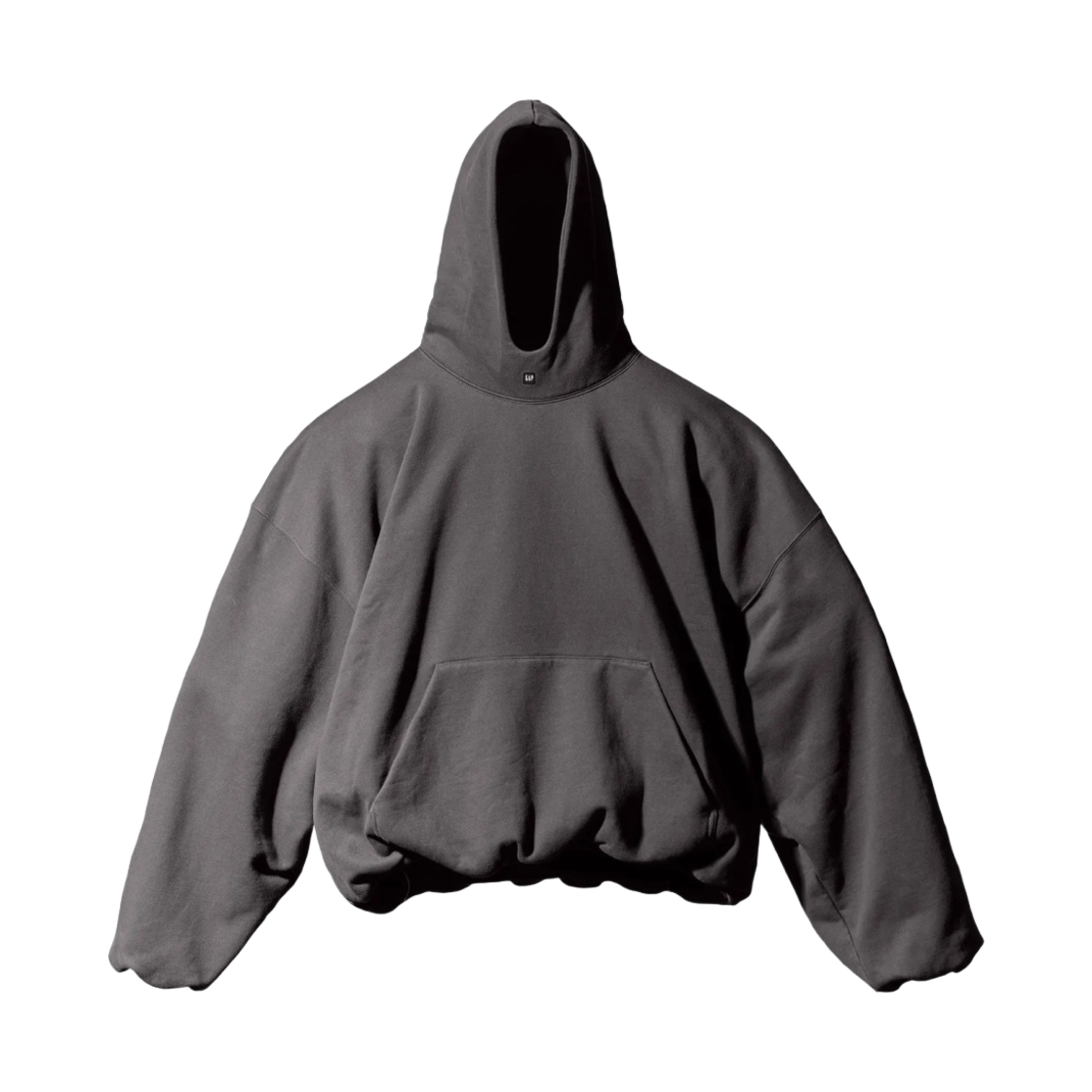이지 갭 엔지니어드 바이 발렌시아가 로고 후드 다크 그레이(Yeezy Gap Engineered By Balenciaga Logo Hoodie Dark Grey)
