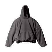 Yeezy Gap Engineered By Balenciaga Logo Hoodie Dark Grey