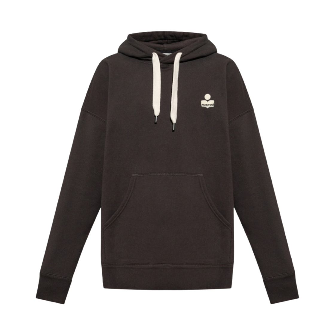 이자벨 마랑 말렉 로고 후드 스웨트셔츠 페이디드 블랙 - 23SS(Isabel Marant Malek Logo Hoodie Sweatshirt Faded Black - 23SS) - 1