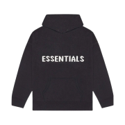 Essentials Knit Hoodie Black - 20FW