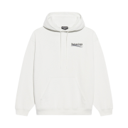 Balenciaga Political Campaign Medium Fit Hoodie White