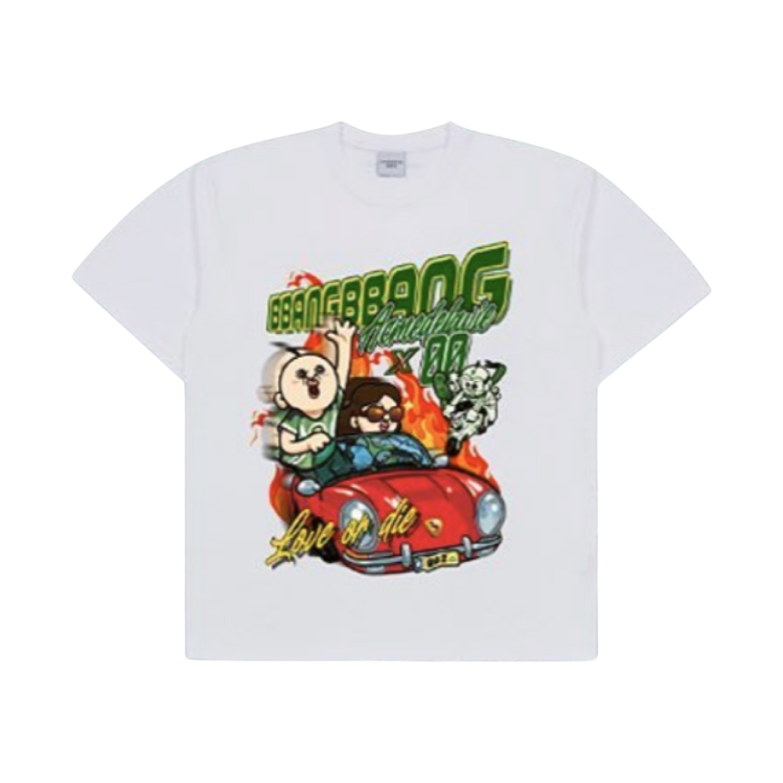 - Bbangbbang x Acme De La Via Car T-Shirt White