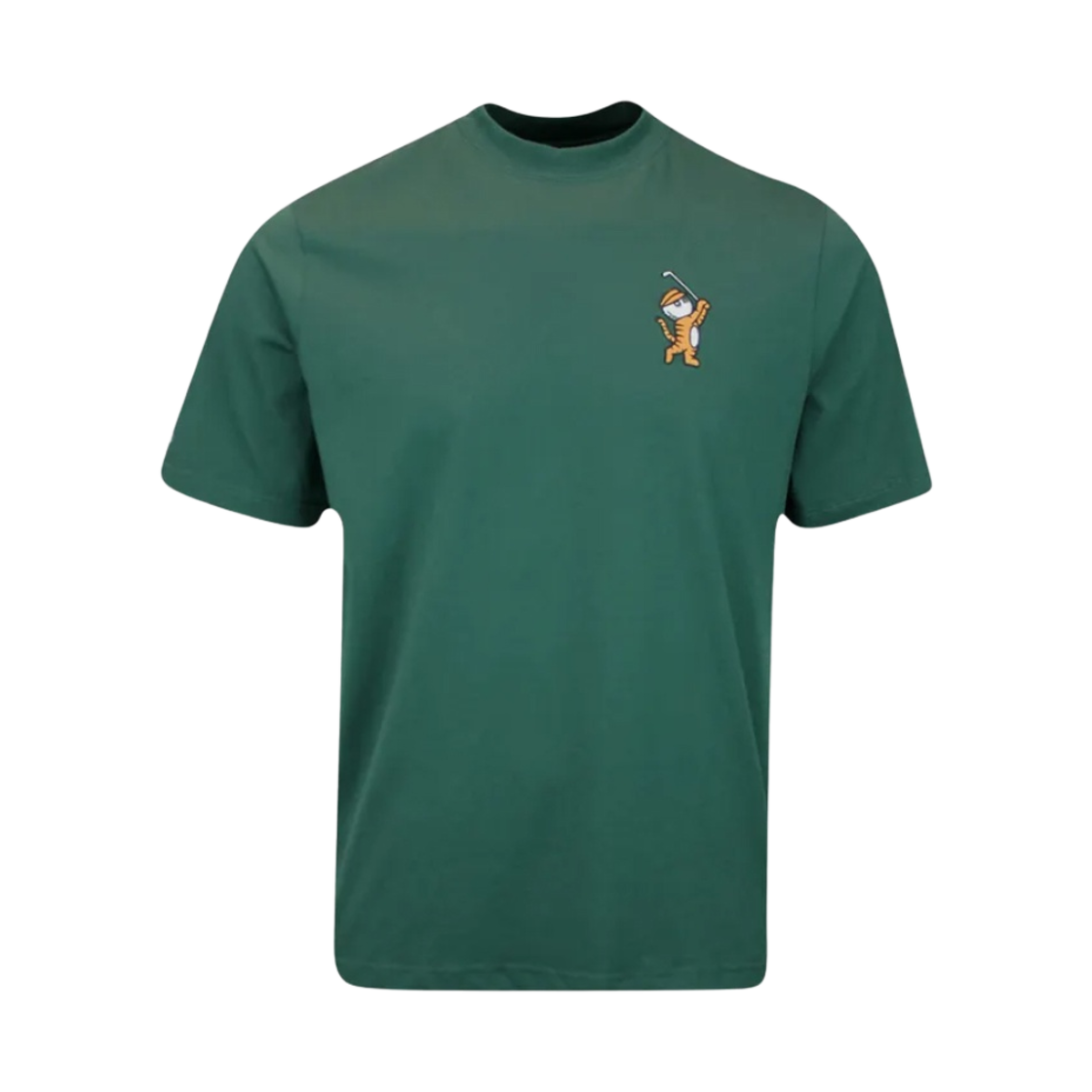 말본 골프 타이거 버킷 티셔츠 헌터 그린(Malbon Golf Tiger Buckets T-Shirt Hunter Green) - 1