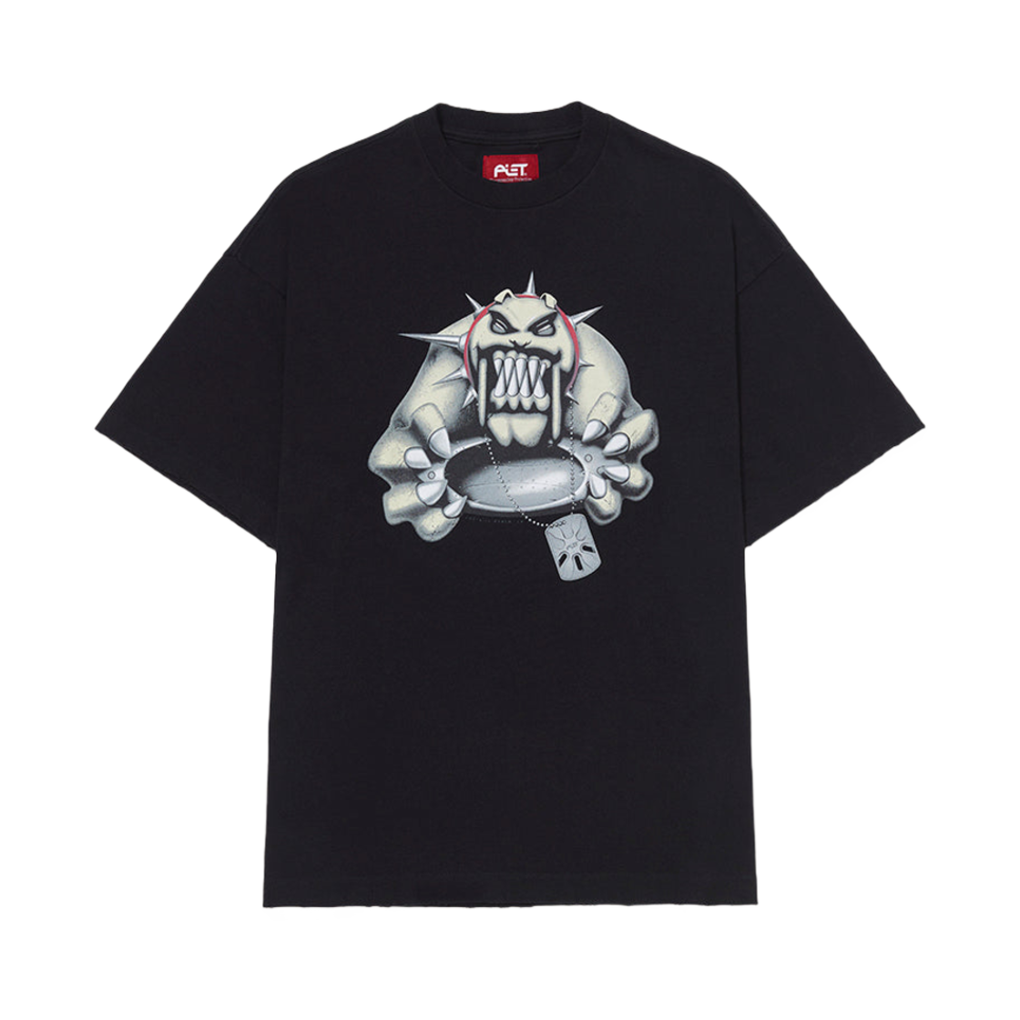 오클리 x 피에트 몬스터 독 티셔츠 블랙(Oakley x Piet Monster Dog T-Shirt Black)