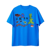 NewJeans How Sweet T-Shirt Haerin Blue