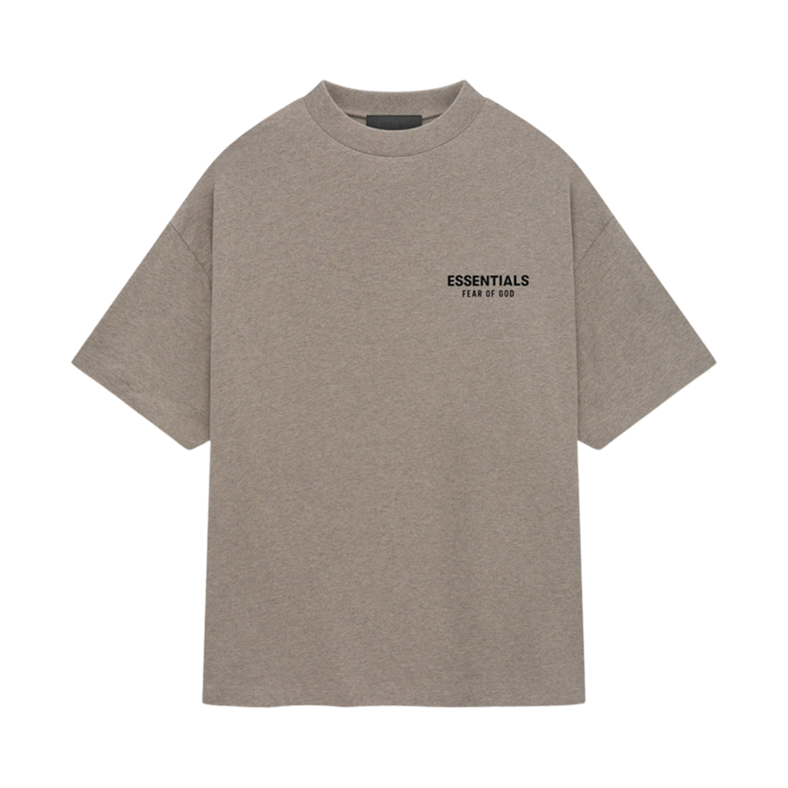에센셜 저지 크루넥 티셔츠 헤더 그레이 - 24FW(Essentials Jersey Crewneck T-Shirt Heather Grey - 24FW)