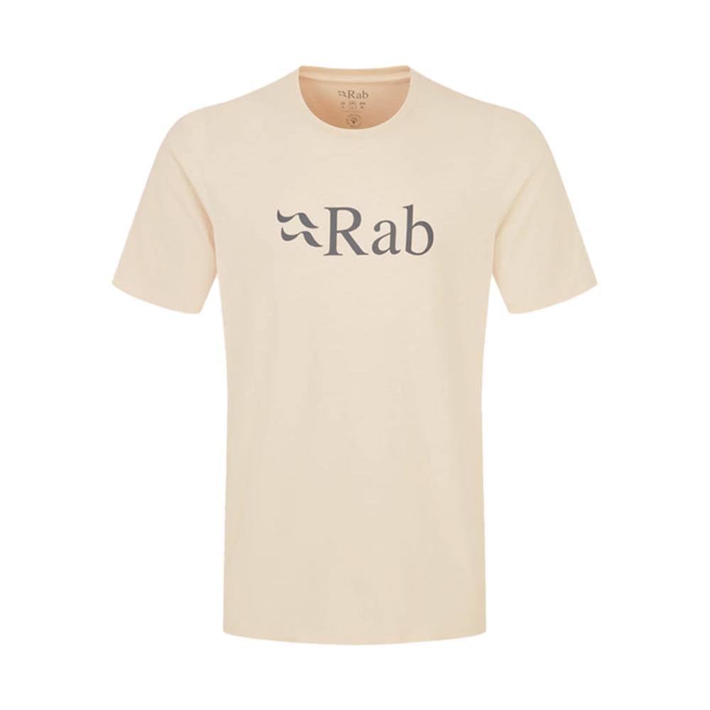 RABQCB080ECRSML Rab Stance Logo Tee Ecru