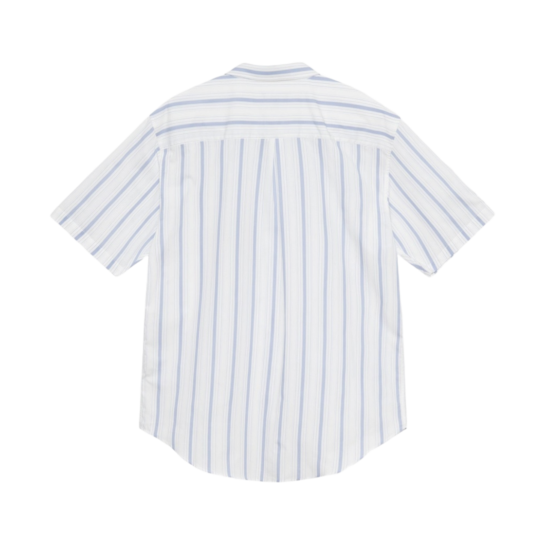 1110318 Stussy Boxy SS Stripe Shirt White - #2