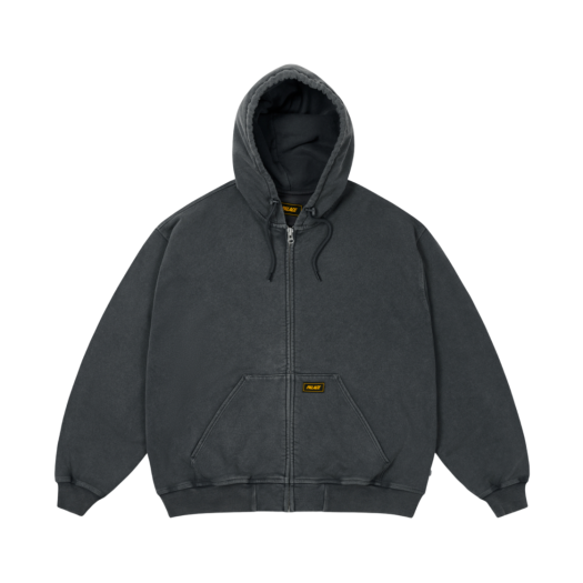 Palace Triple Stitch Zip Hood Pigment Black - 24FW