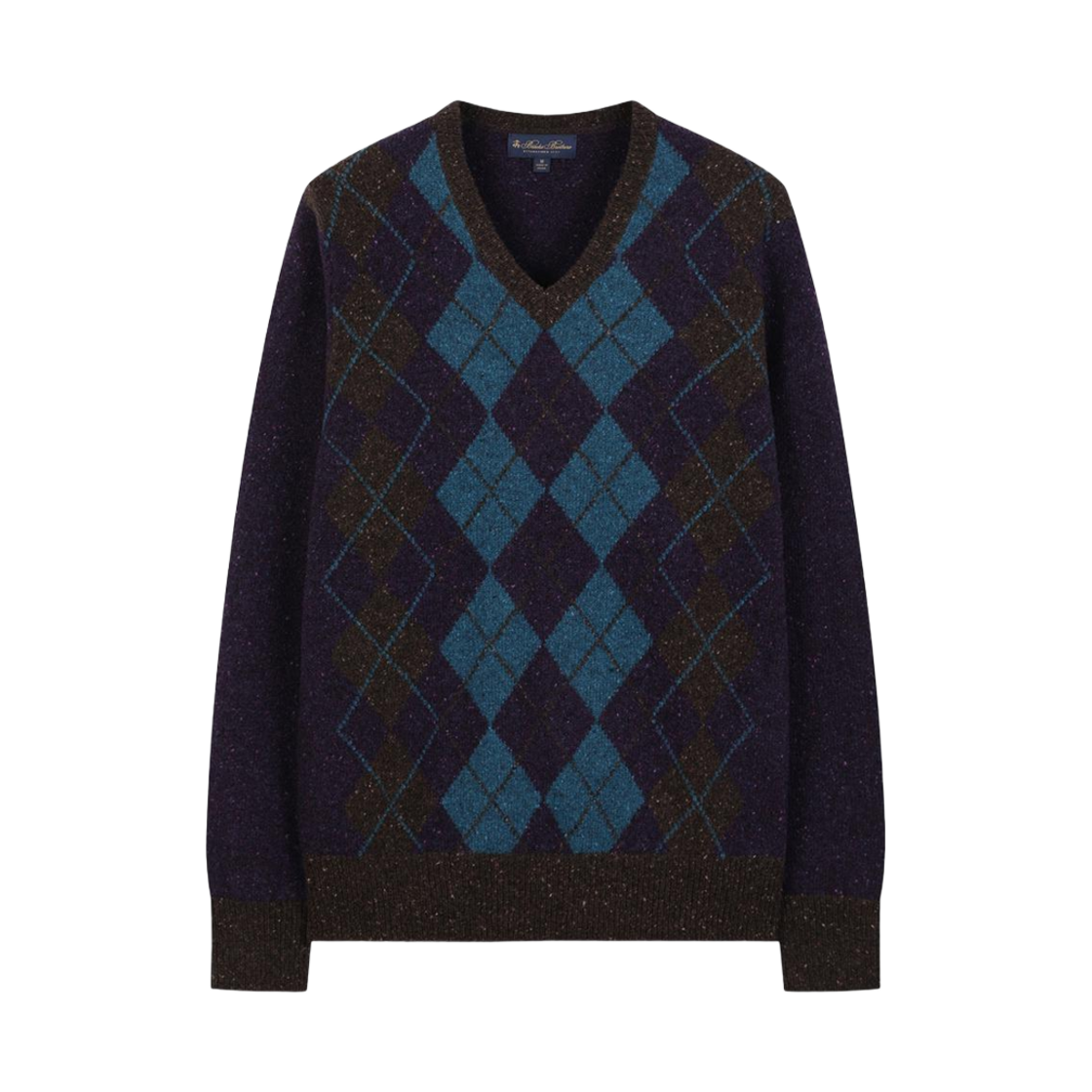 브룩스 브라더스 아카이브 아가일 브이넥 스웨터 퍼플(Brooks Brothers Archive Argyle V-Neck Sweater Purple)