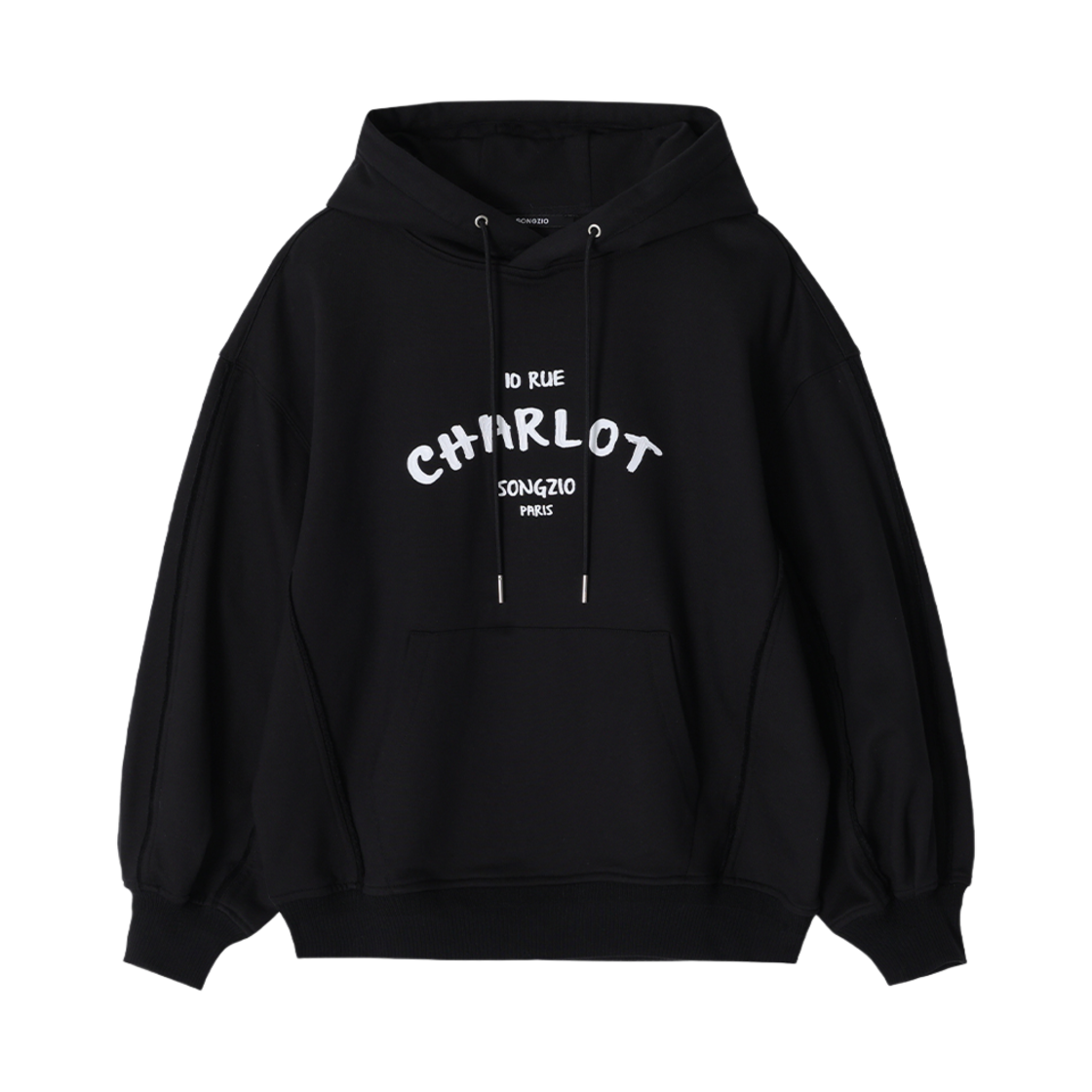 송지오 컬렉션 샤를로 파리 페인터 후드 블랙