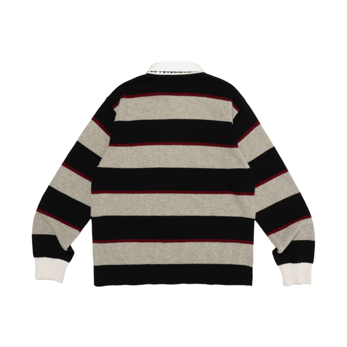 휴먼 메이드 럭비 니트 스웨터 블랙(Human Made Rugby Knit Sweater Black) - 2