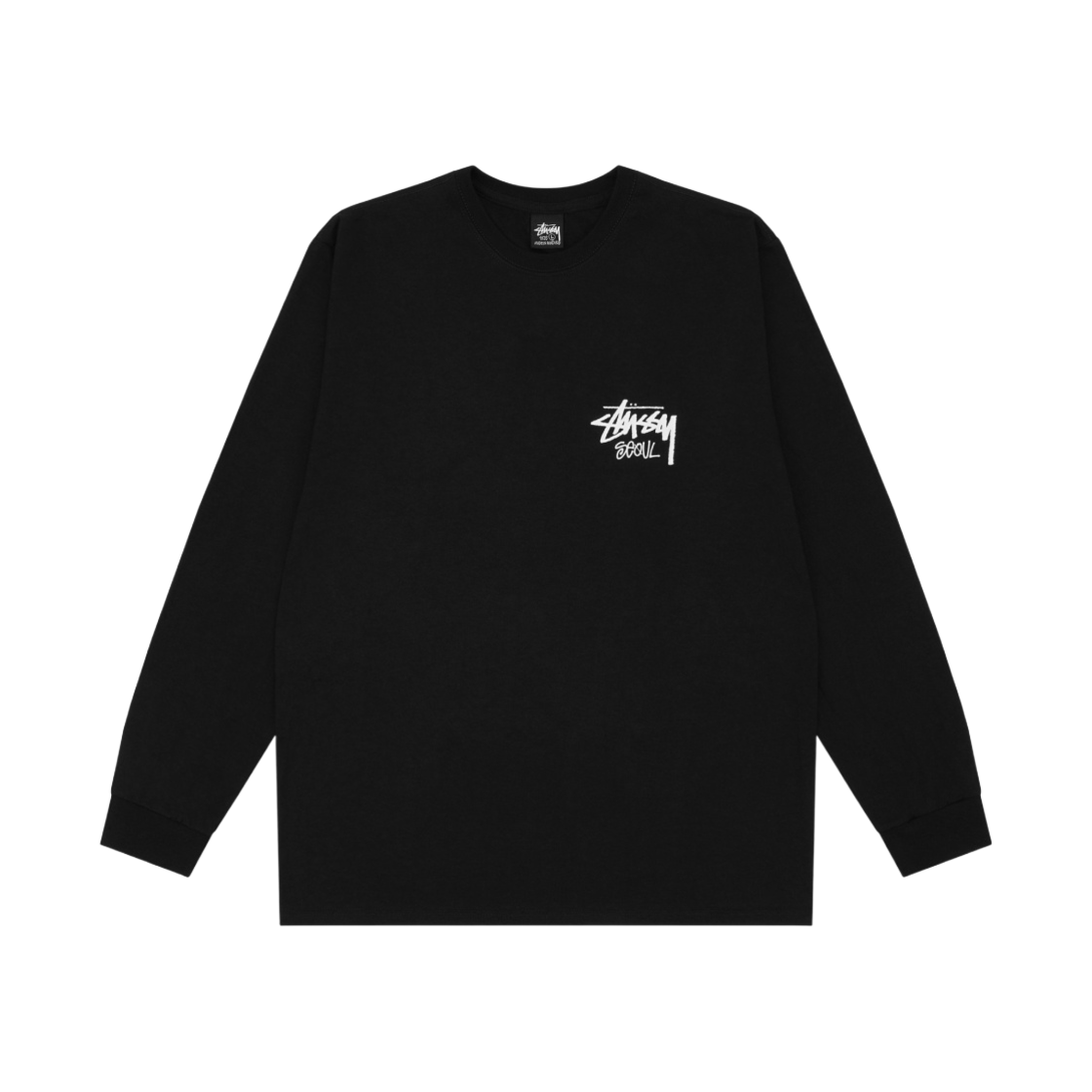Stussy Stock 韓国 Seoul LS T-Shirt Black L 스투시 스탁 서울 롱슬리브 티셔츠 블랙 2023 | Stussy | KREAM