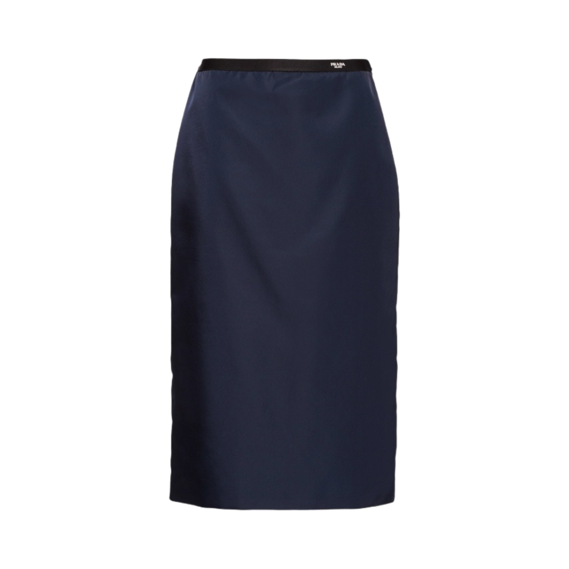 (W) 프라다 리나일론 펜슬 스커트 블루((W) Prada Re-Nylon Pencil Skirt Blue) - 1
