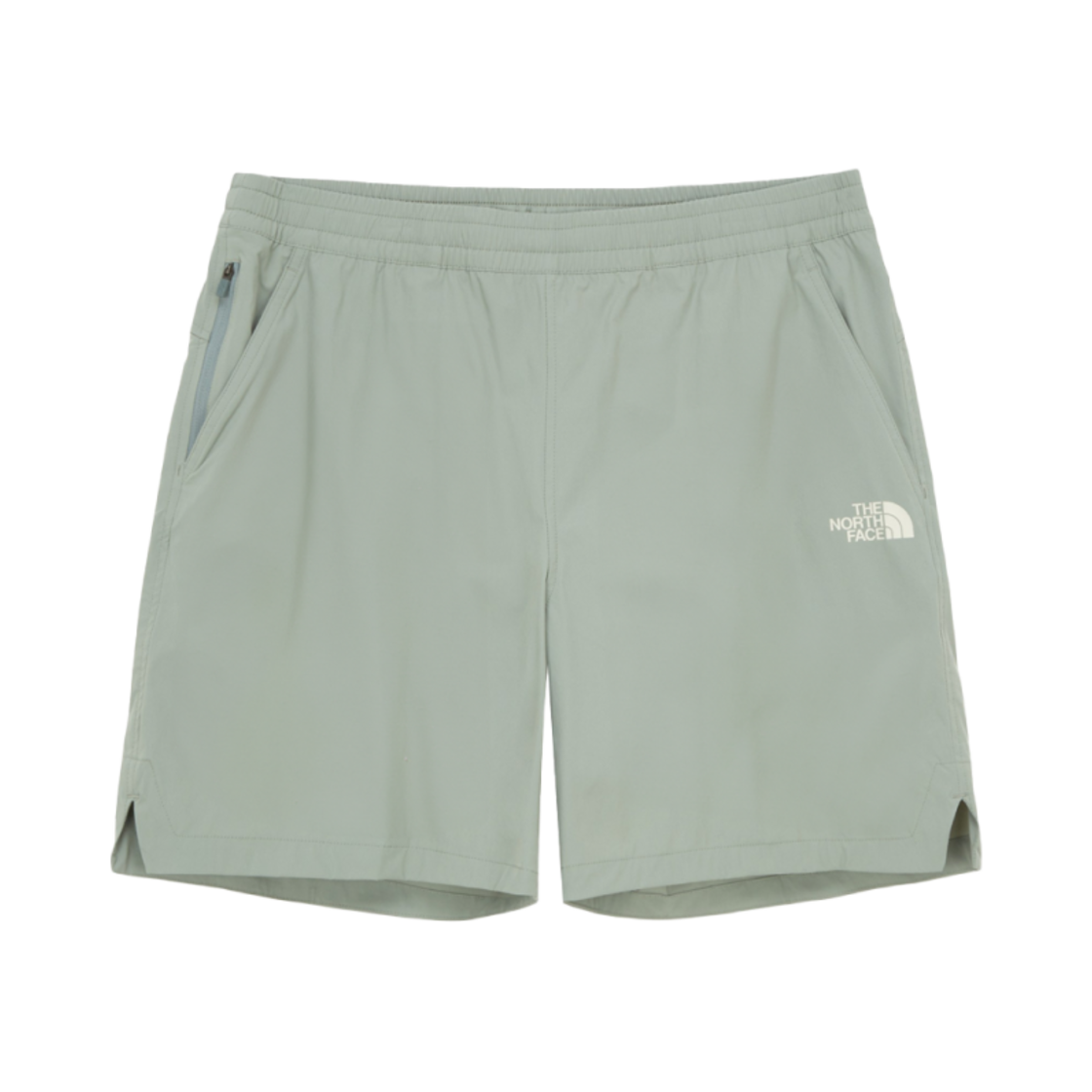 NS6NQ02L The North Face White Label Ice Run Shorts Avocado