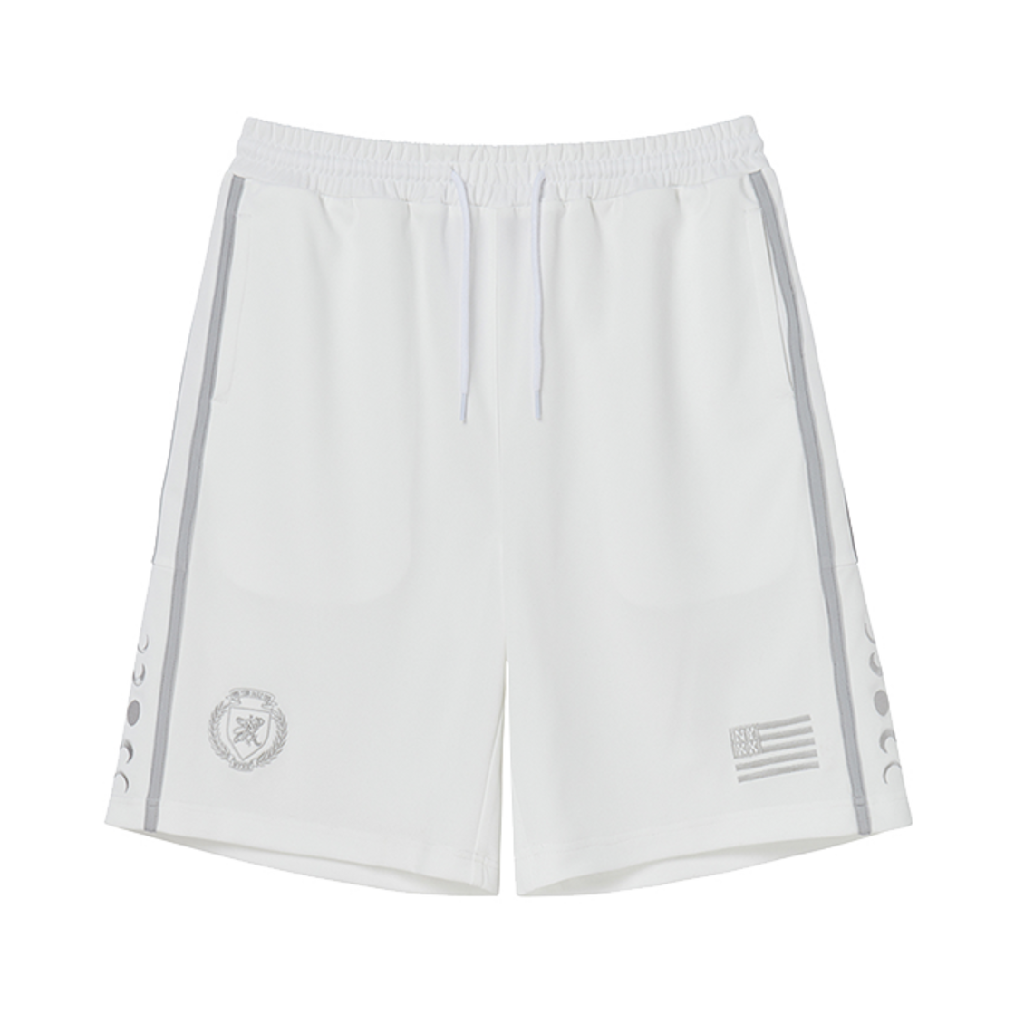 엔와이엑스엑스 사이드 라인 트랙 쇼츠 화이트