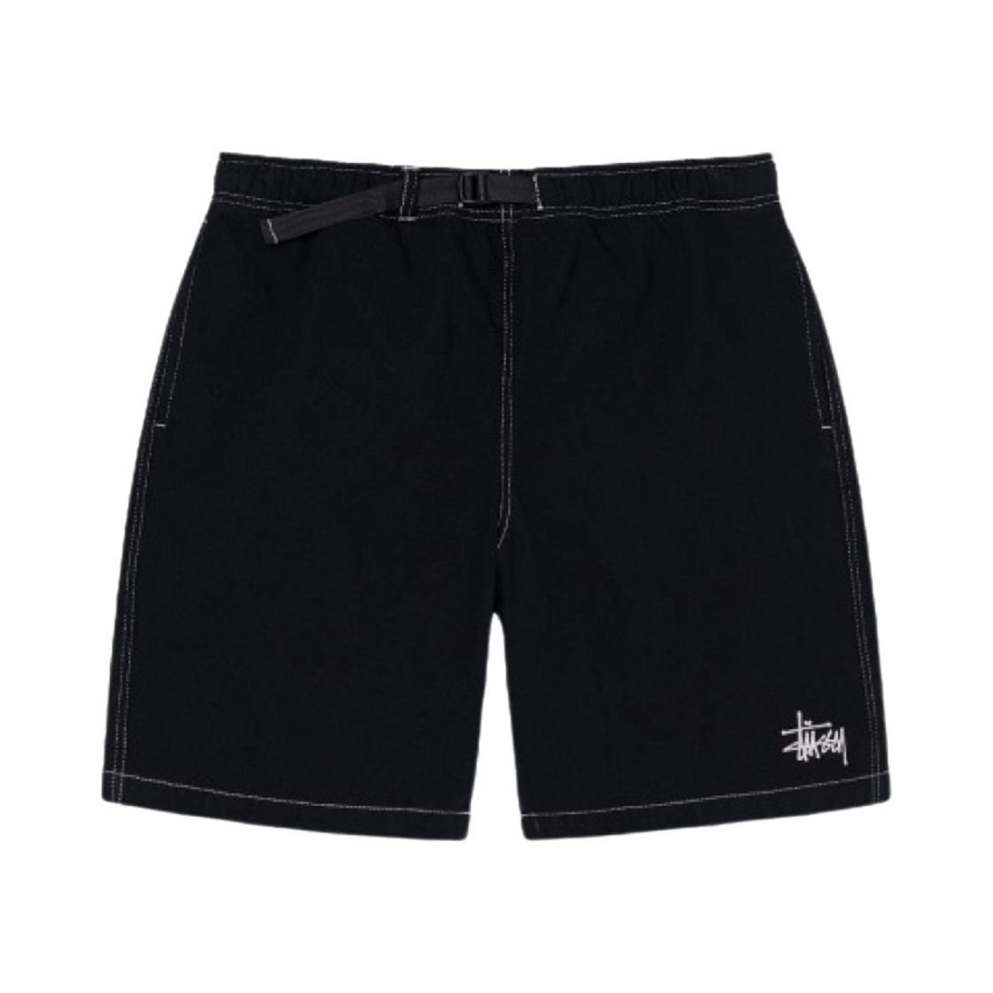 스투시 립스탑 마운틴 쇼츠 블랙