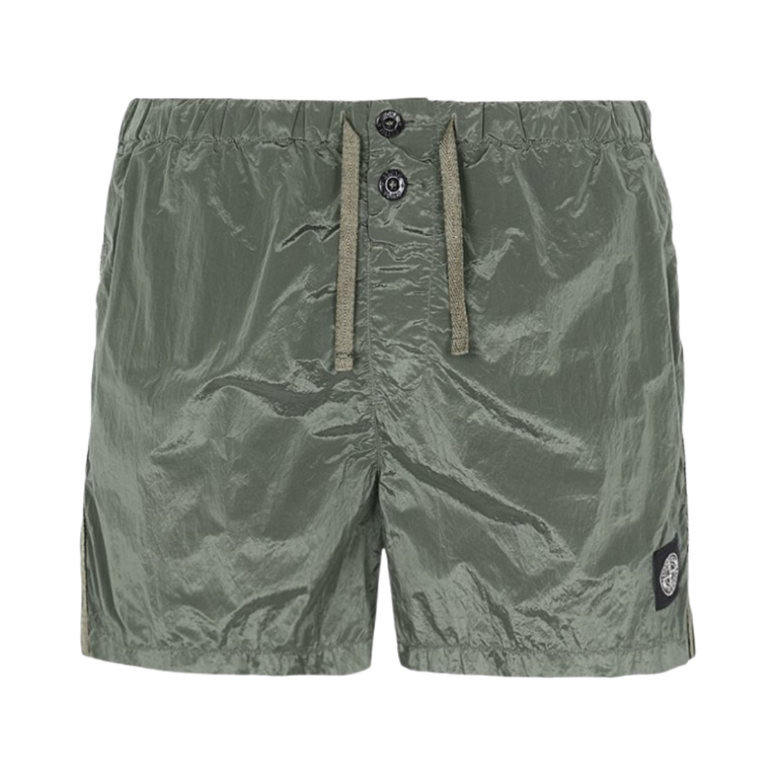 스톤 아일랜드 B0643 나일론 메탈 스위밍 트렁크 올리브 - 22FW(Stone Island B0643 Nylon Metal Swimming Trunk Olive - 22FW) - 1