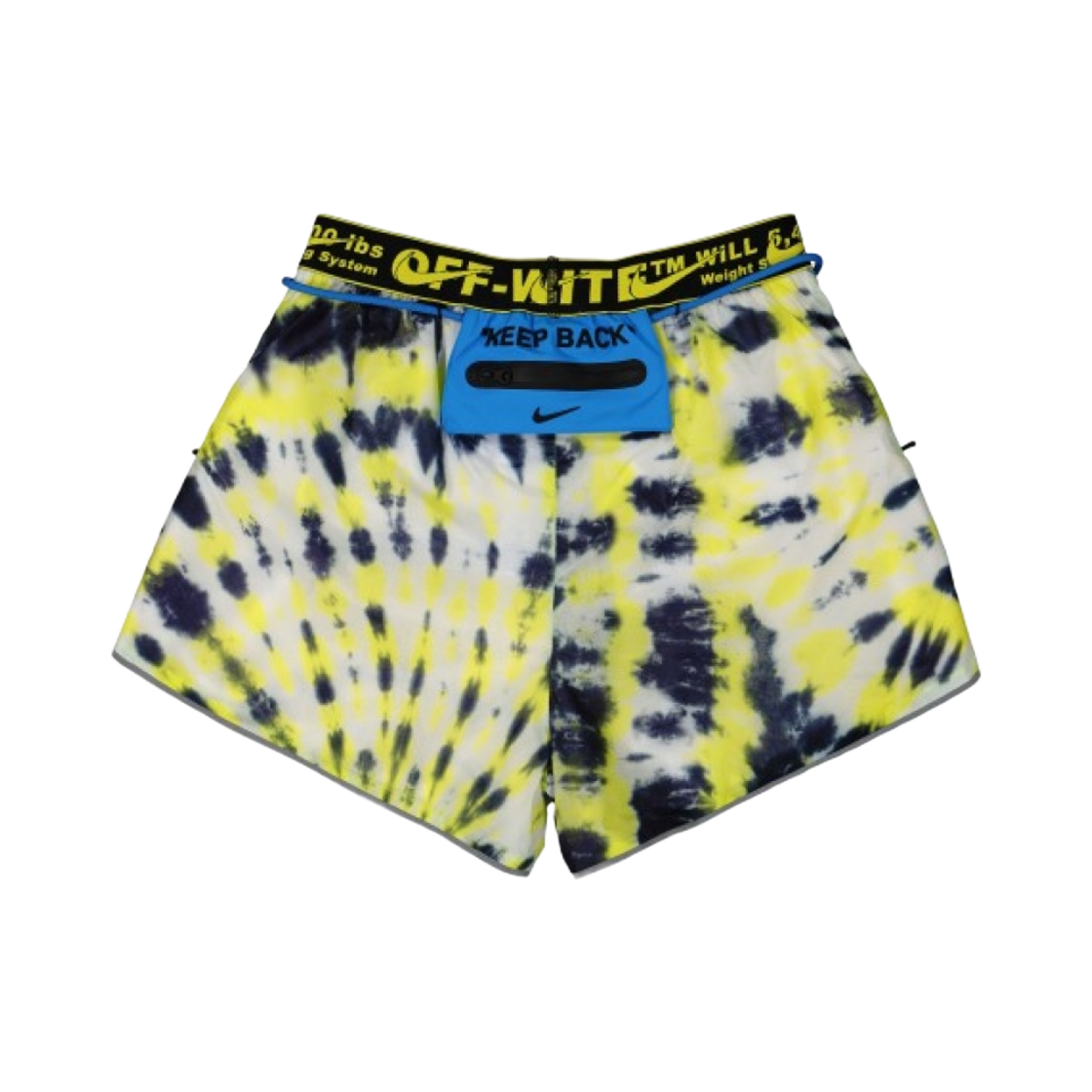 CK4809-702 (W) Nike x Off-White NRG Tie Dye Shorts Volt - #2