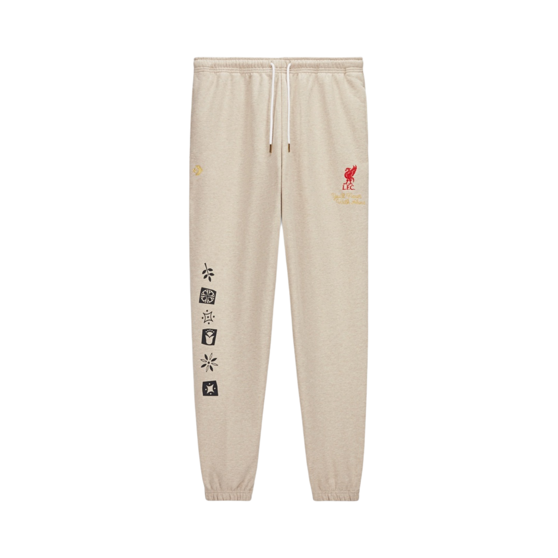 컨버스 x 리버풀 FC 조거 팬츠 오트 밀크 헤더(Converse x Liverpool FC Jogger Pants Oat Milk Heather)