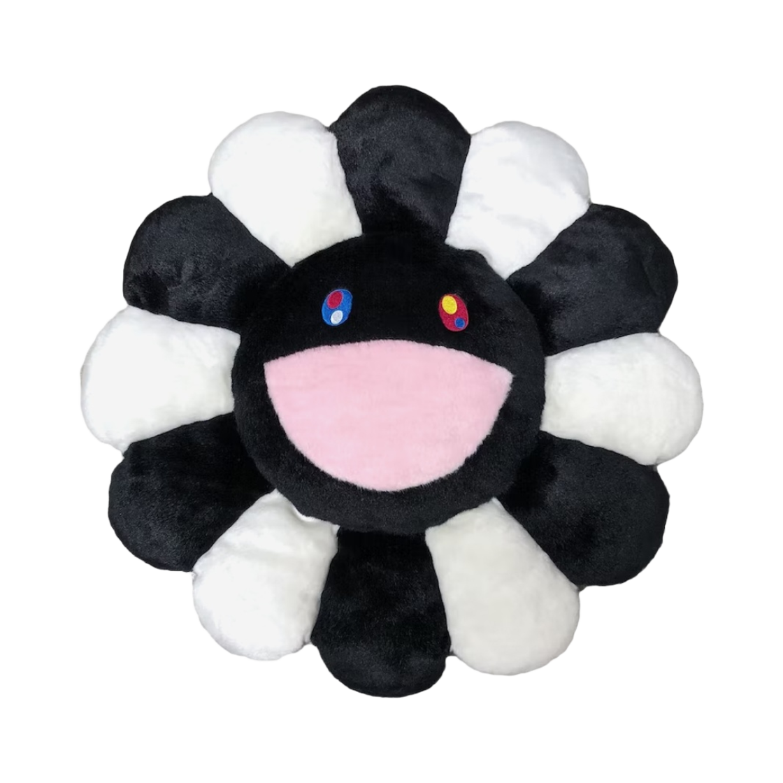 카이카이키키 플라워 쿠션 60cm 블랙 화이트(Kaikai Kiki Flower Cushion 60cm Black White)