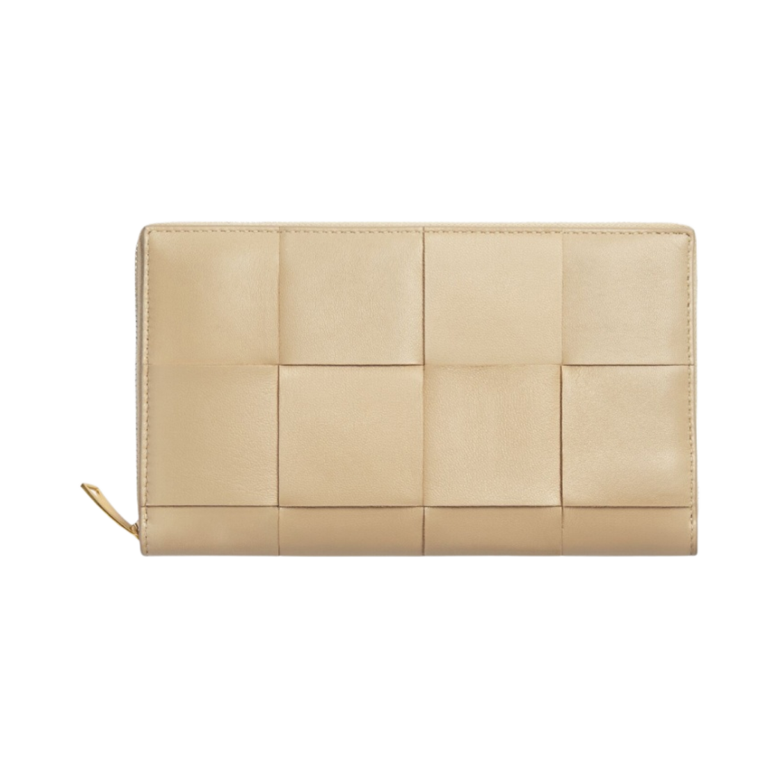651368VCQC19776 Bottega Veneta Cassette Zip Around Wallet Porridge