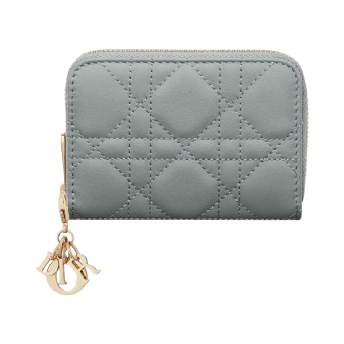디올 스몰 레이디 보야저 코인 지갑 까나쥬 램스킨 클라우드 블루(Dior Small Lady Voyageur Coin Purse Cannage Lambskin Cloud Blue) - 1